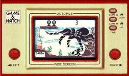 une photo d'Ã©cran de Octopus sur Nintendo Game and Watch